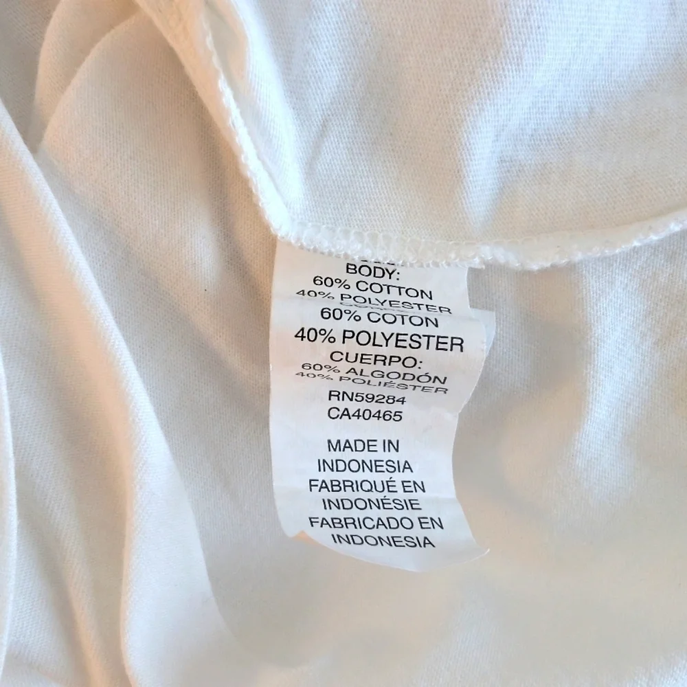 The Children's Place White and Blue Kids Long Sleeve Shirt Cotton Casual Size 5T